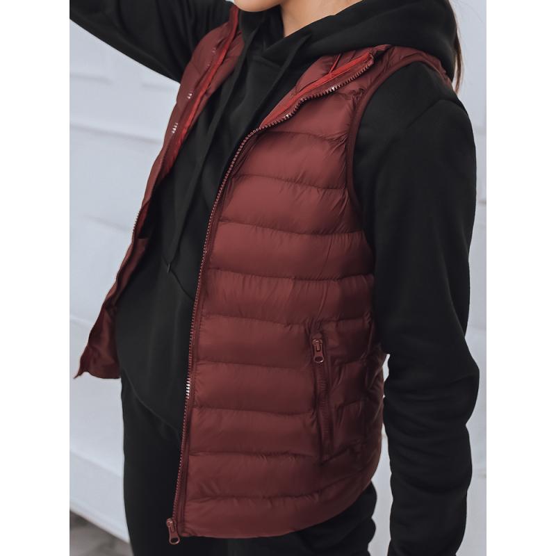 Dámska vesta ROSILA bordová