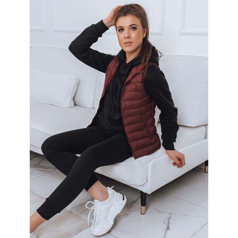 Dámska vesta ROSILA bordová