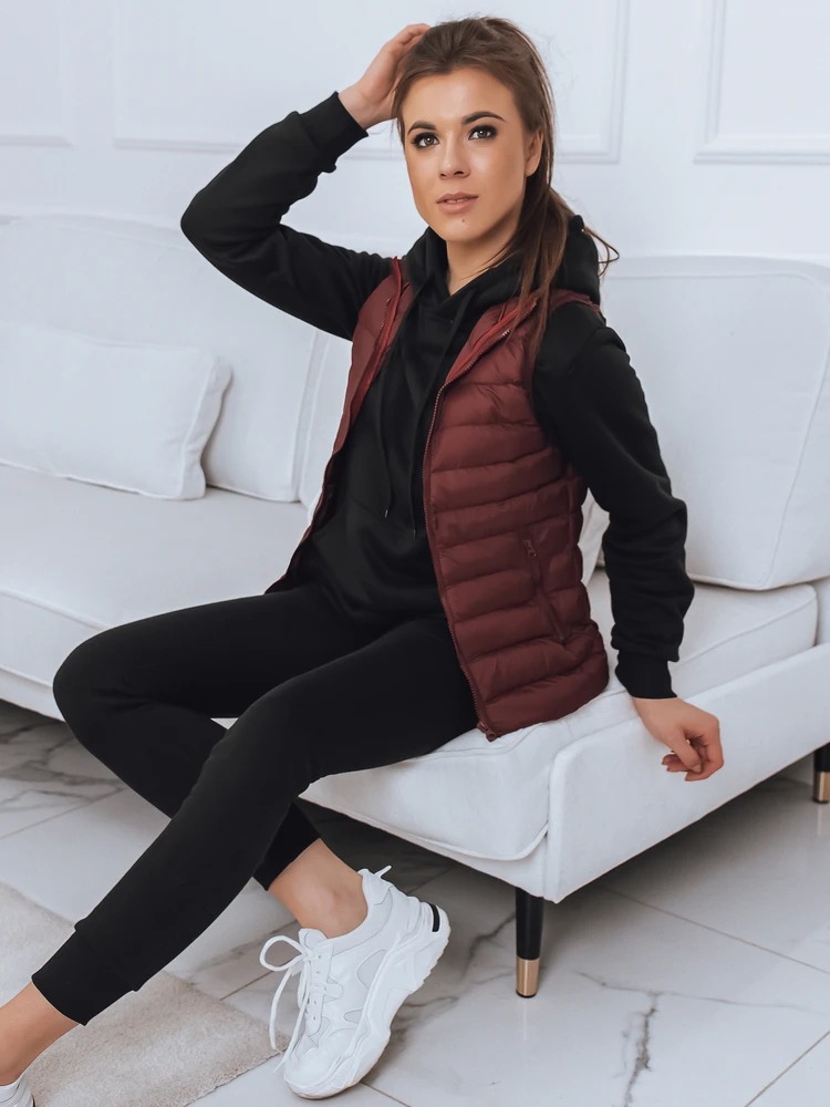 Dámska vesta ROSILA bordová - foto 2