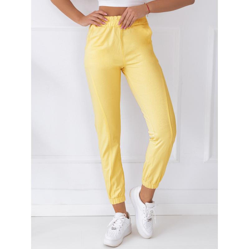 Dámské teplákové kalhoty STIVEL lemon žlutá