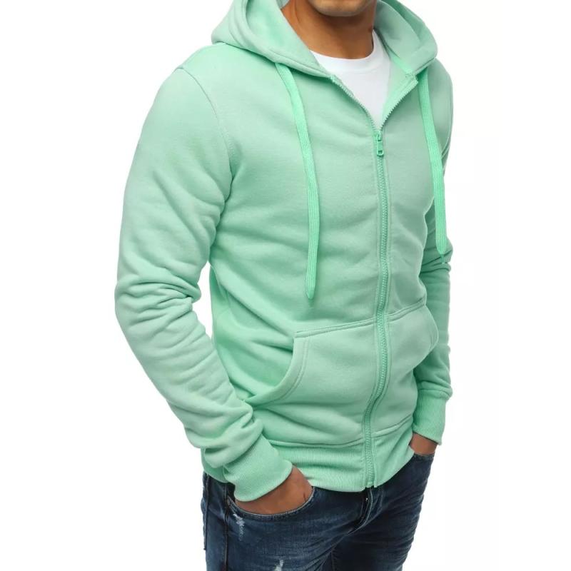 Férfi kapucnis pulóver BASE menta