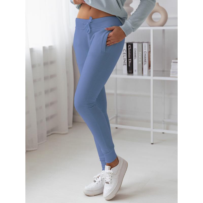 Dámske teplákové nohavice FITS modré