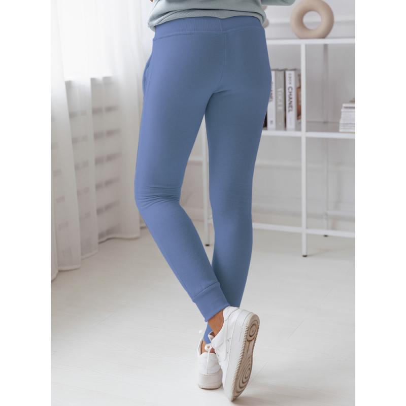 Dámske teplákové nohavice FITS modré