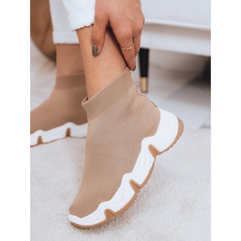 Női zoknis cipő SOCKY khaki