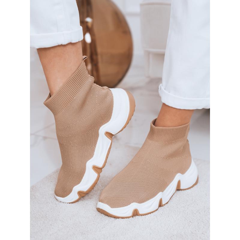 Női zoknis cipő SOCKY khaki