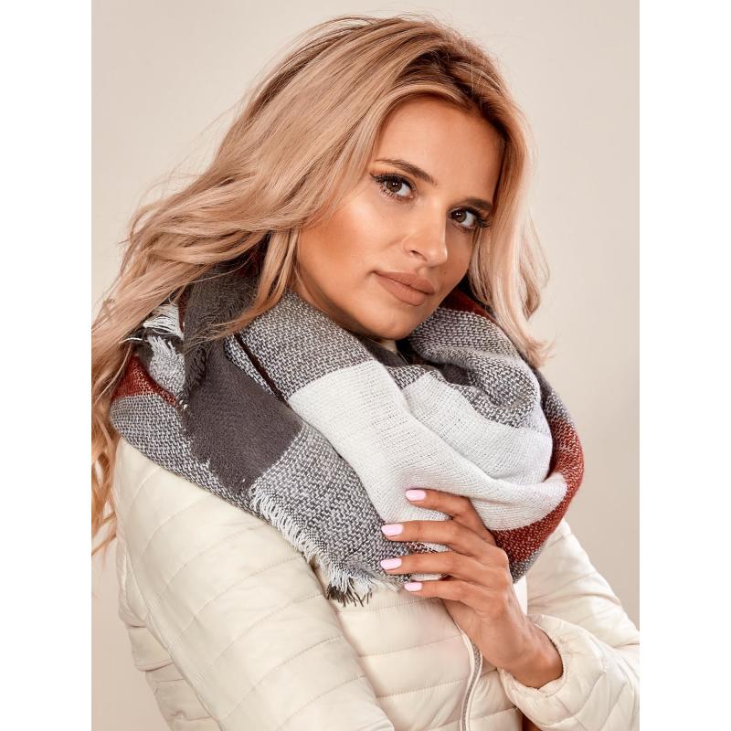 Dámská šála pletená AVERY bordó 