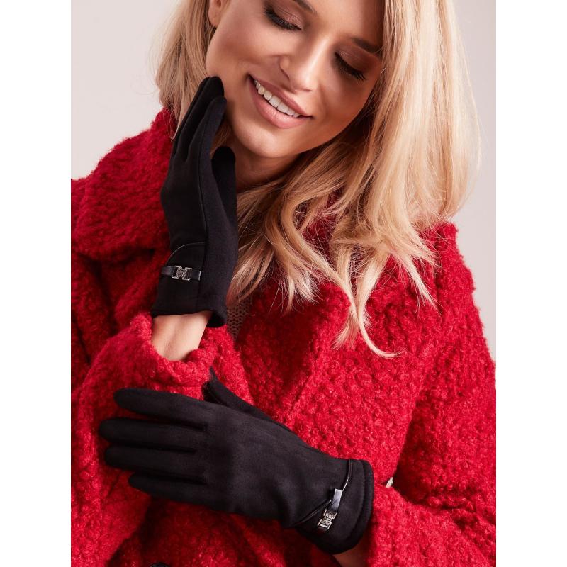 Dámske rukavice čierne elegantné IVY