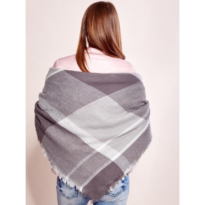 Női kötött sál JORDYN sötét szürke