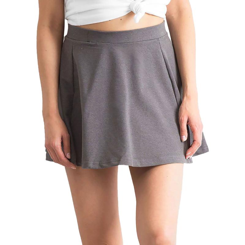 Női szoknya kiugró szoknyával INNA sötét szürke