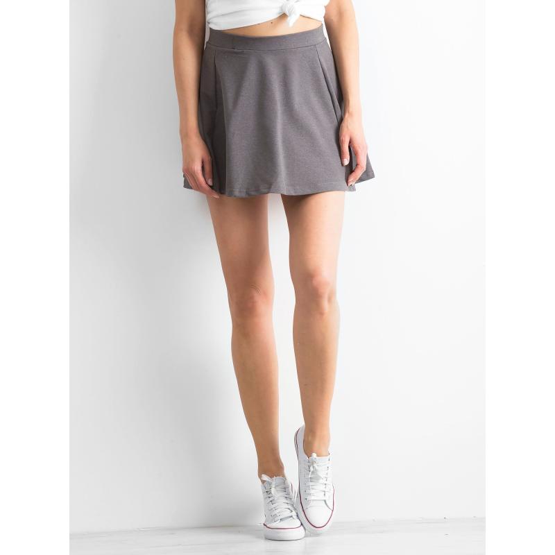 Női szoknya kiugró szoknyával INNA sötét szürke