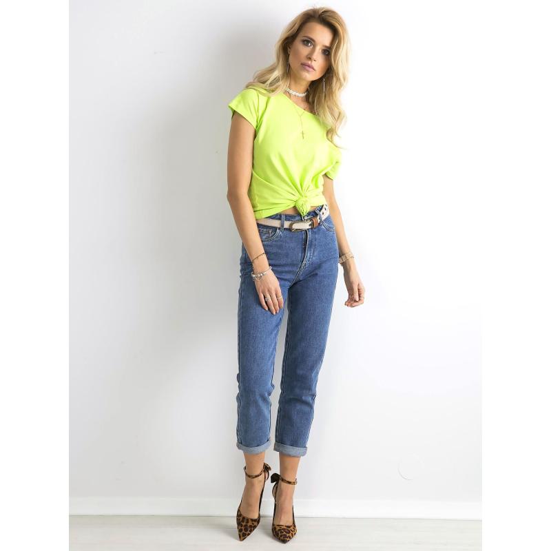 Dámske tričko CIRCLE Fluo green