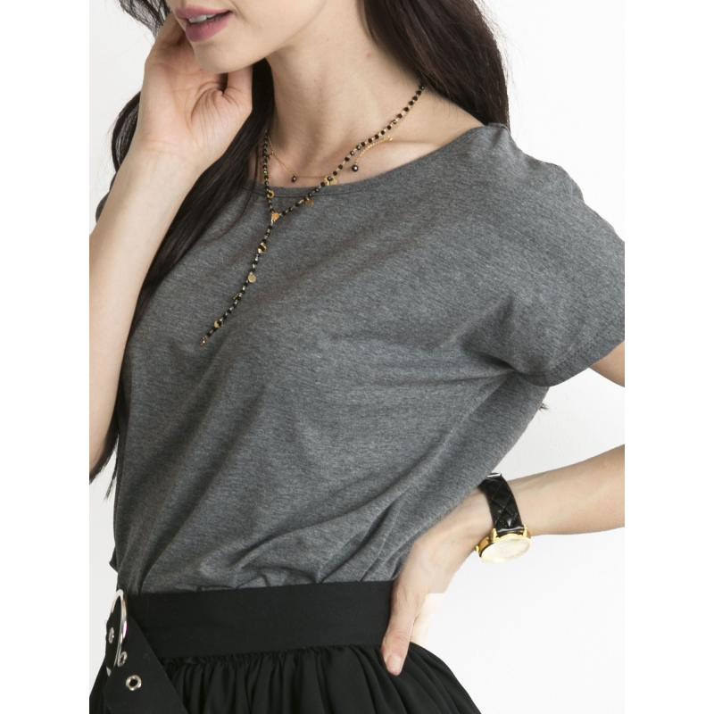 Dámské tričko CIRCLE tmavě šedé