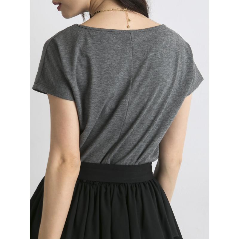 Dámské tričko CIRCLE tmavě šedé