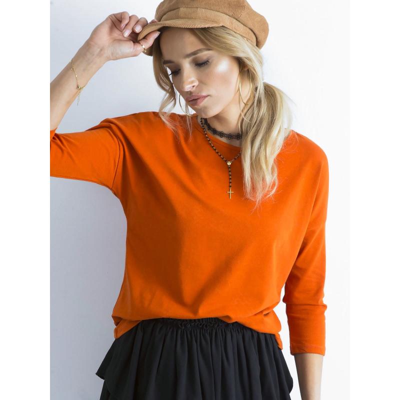 Női blúz APRIL sötét narancssárga