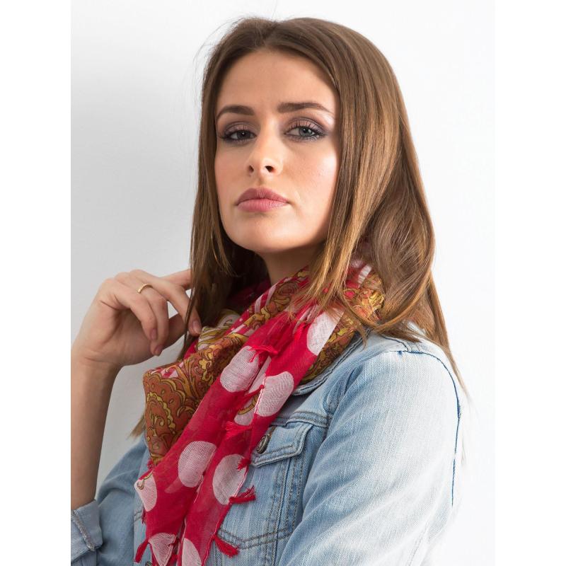 Dámska šatka s potlačou WARREN červená