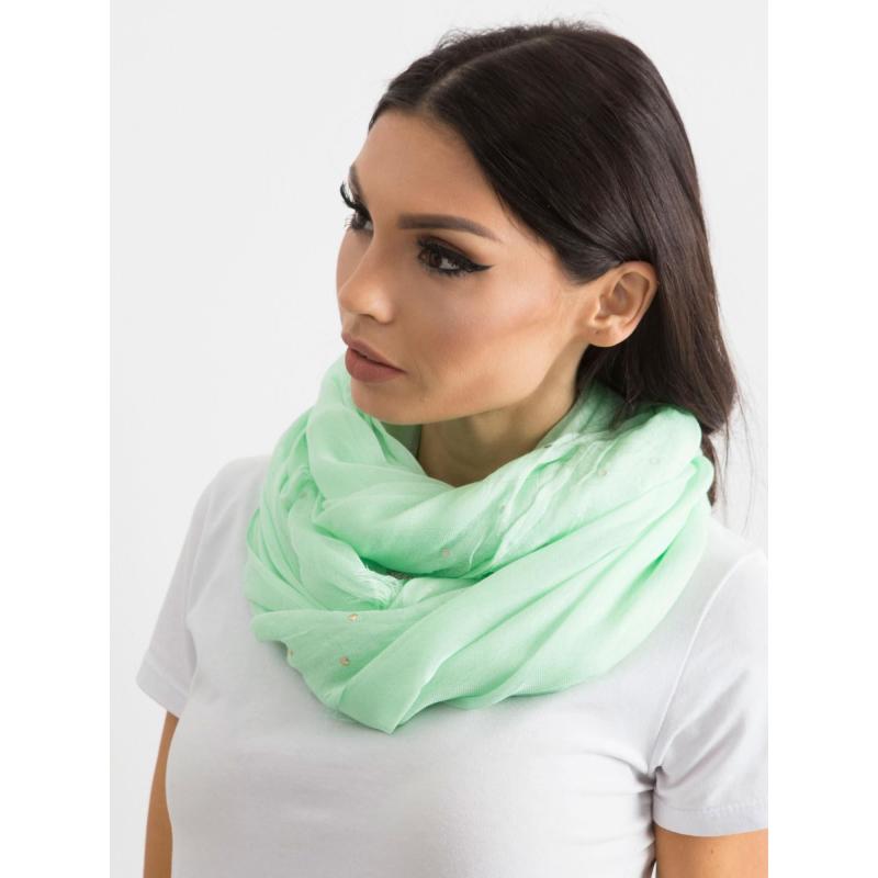 Dámska šatka s kamienkovou aplikáciou KARSON svetlozelená