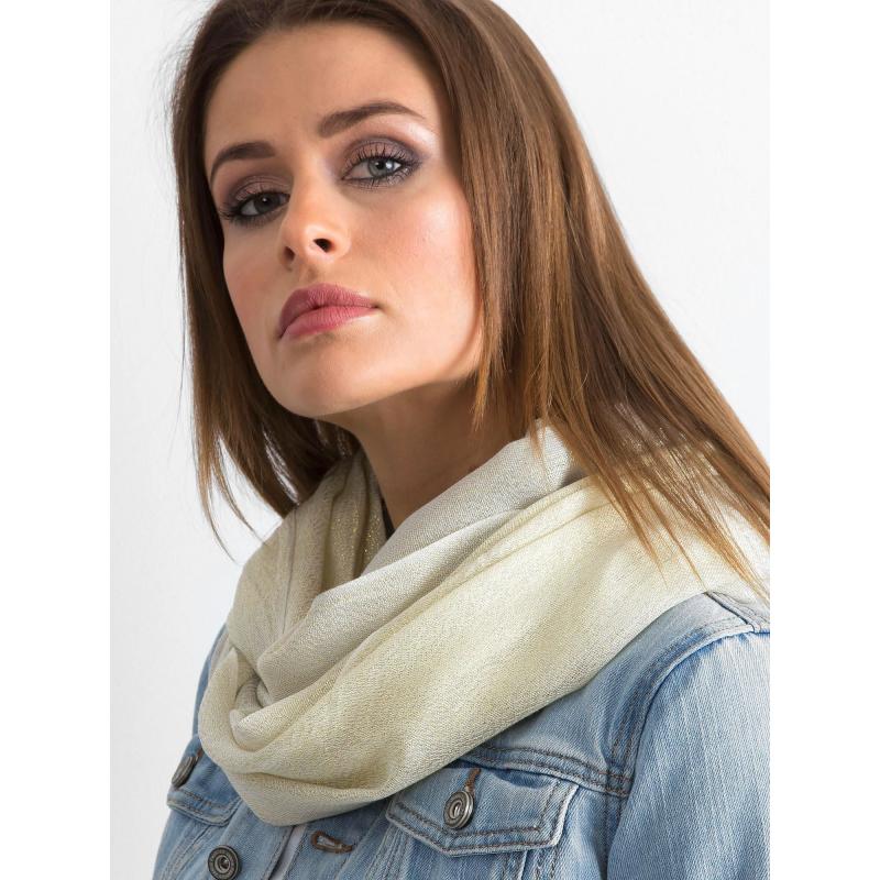 Női sál glitter BRIDGETTE világos bézs