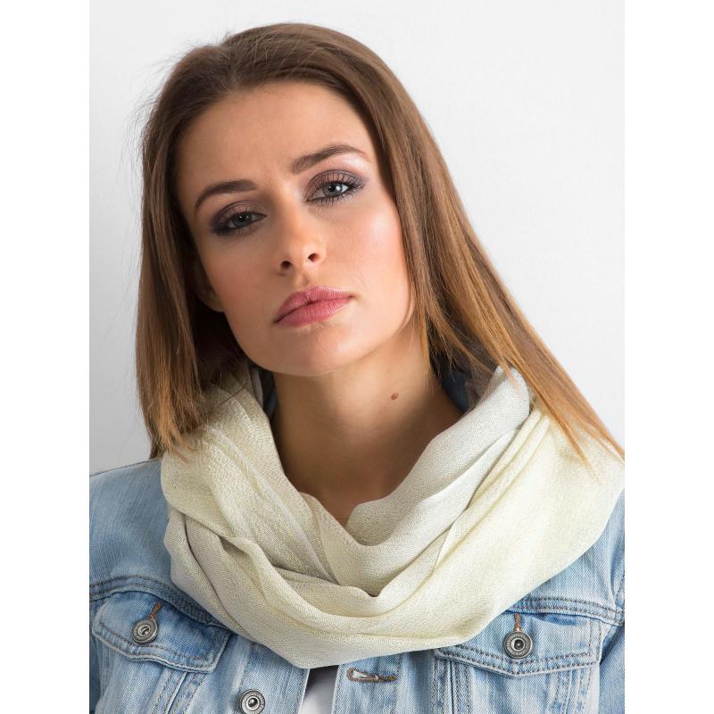 Női sál glitter BRIDGETTE világos bézs