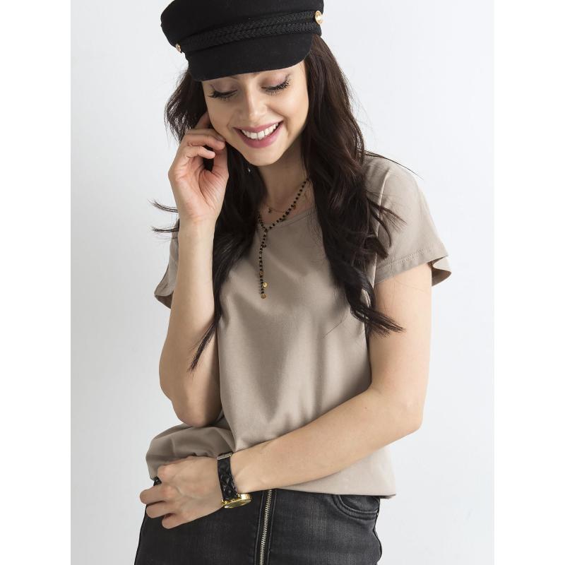 Dámské tričko CIRCLE tmavě béžové 