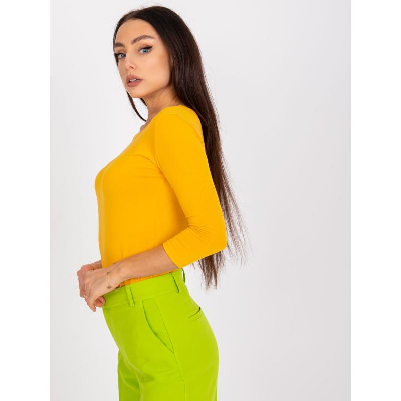 Dámská halenka MONA tmavě žlutá