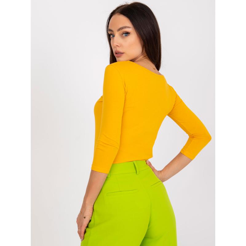 Dámská halenka MONA tmavě žlutá