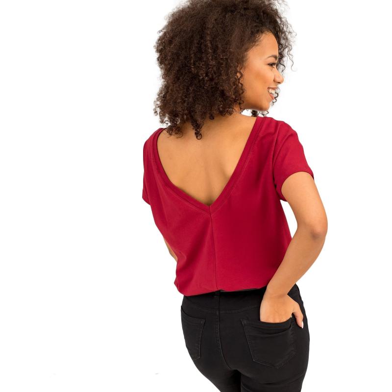 Dámske tričko FIRE burgundy