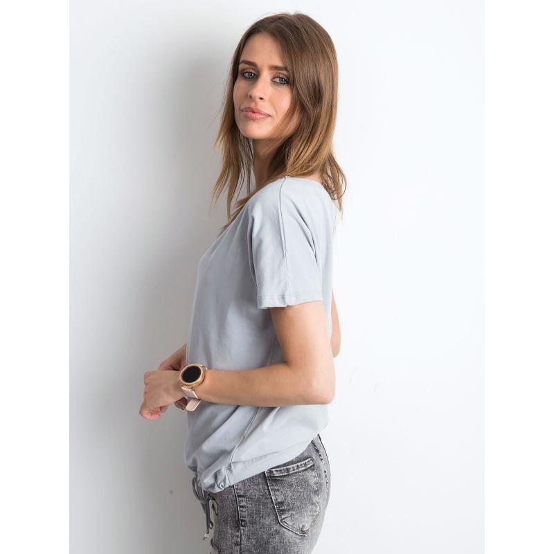 Női CURIOSITY póló világosszürke