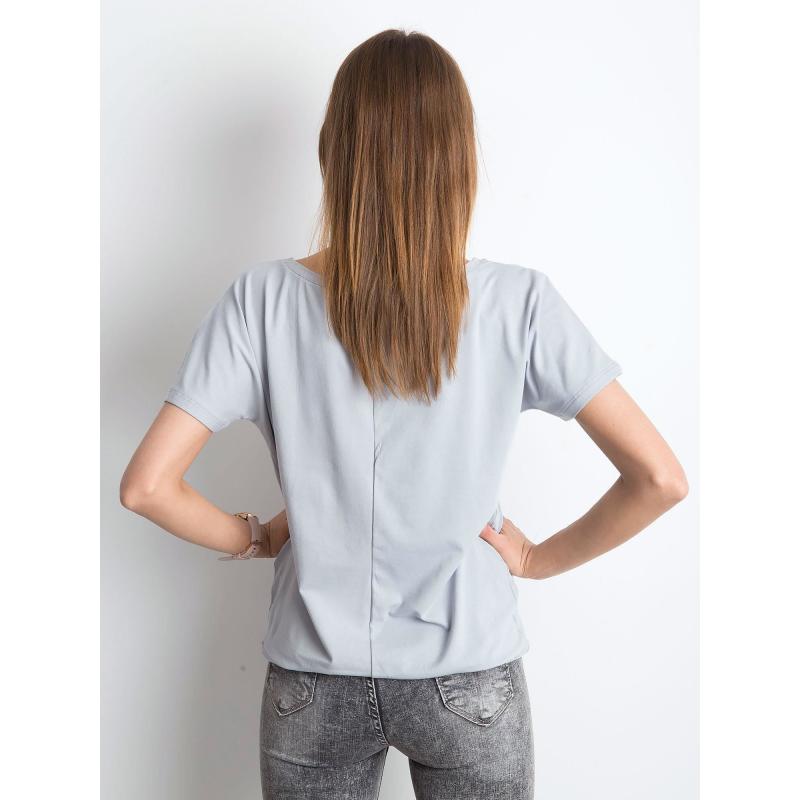 Női CURIOSITY póló világosszürke