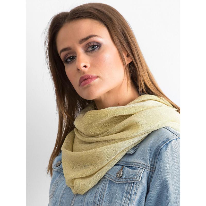 Női sál csillogó SYLVA arany bézs