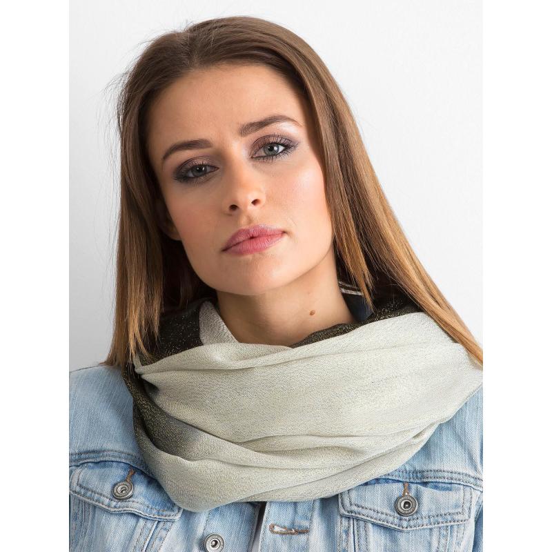 Női sál KELIA fekete/szürke