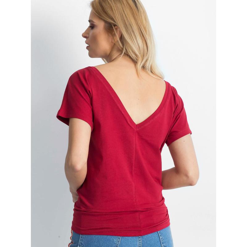 Dámské tričko Maroon FIRE bordó