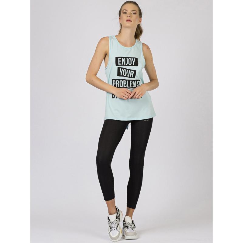 Női sportos felső TOMMY LIFE Világoskék