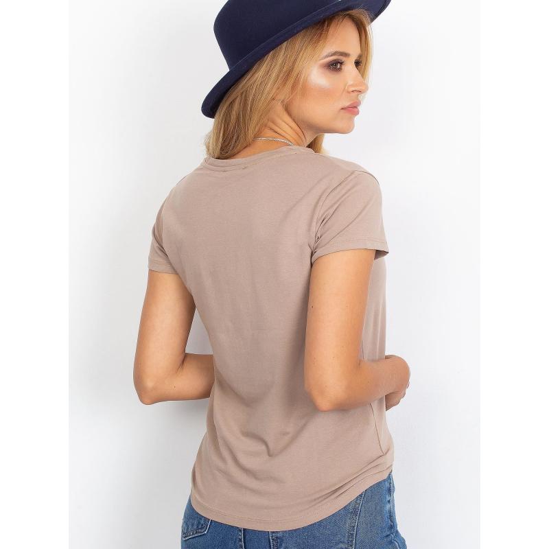 Női póló PEACHY sötétbézs sötétbézs