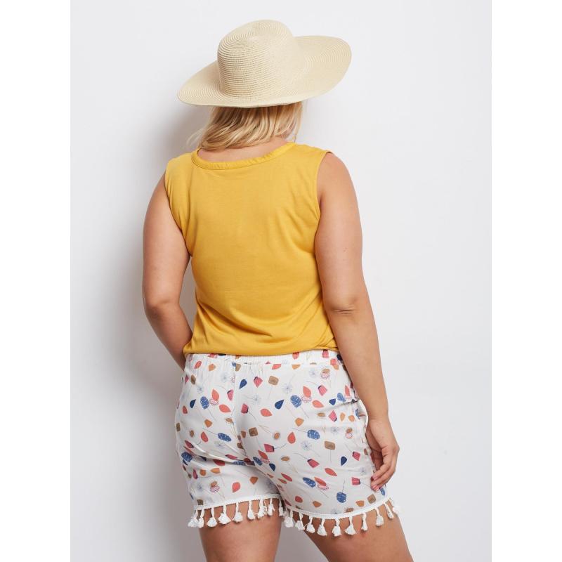 Dámske šortky PLUS SIZE Own White