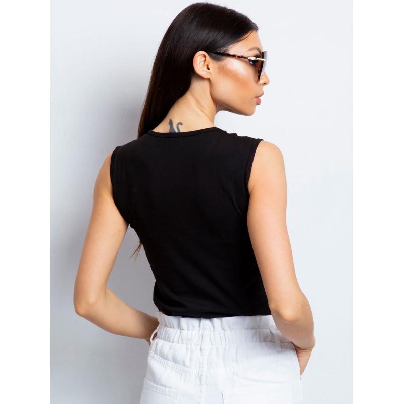 Női felső FEKETE FELSZERELÉS