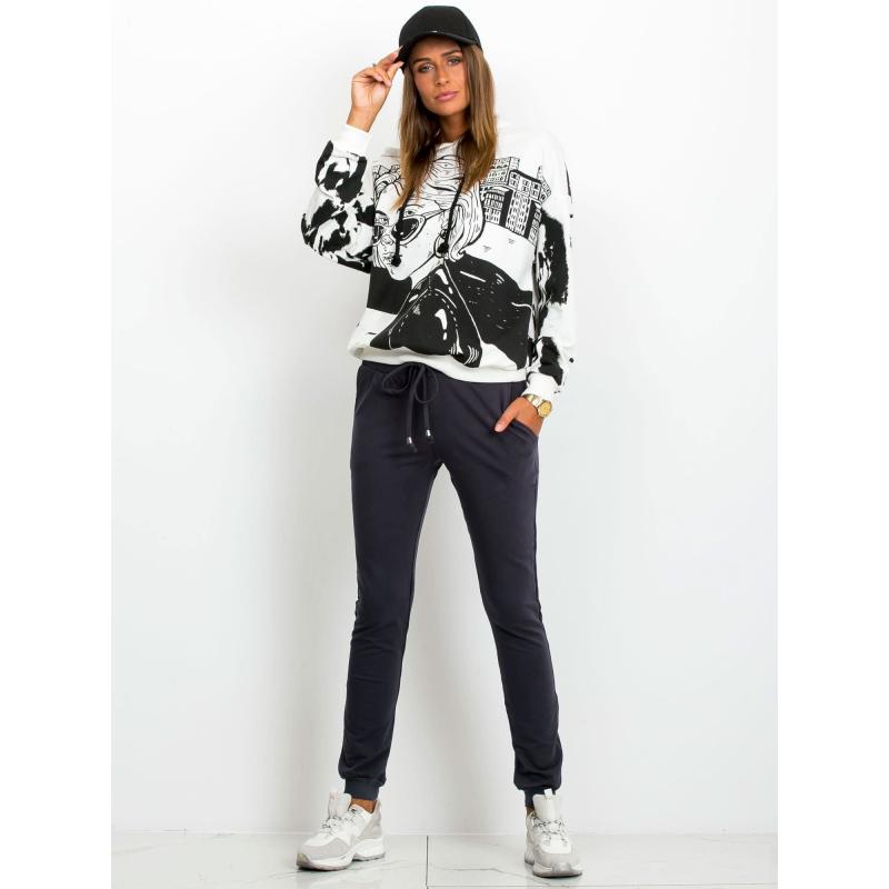 Női nadrág FASTER grafit szürke