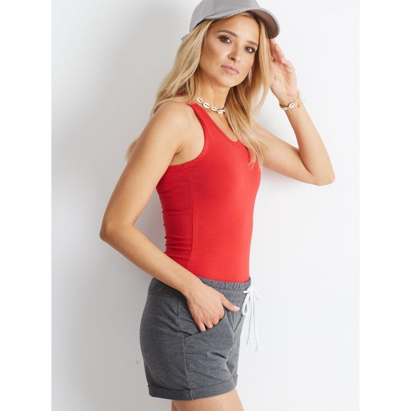 Női rövidnadrág REJA sötétszürke