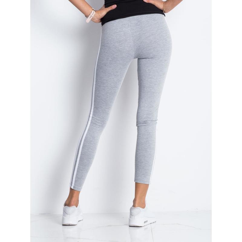 Dámske legíny BASIC svetlo šedé