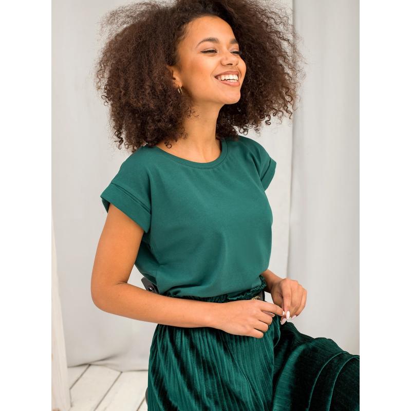 Női póló REVOLUTION sötétzöld