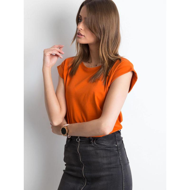 Dámské tričko REVOLUTION tmavě oranžové