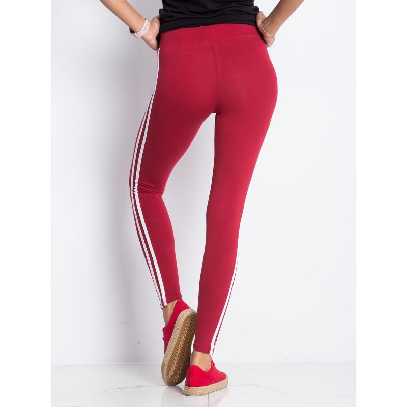 Női leggings Buzz burgundi