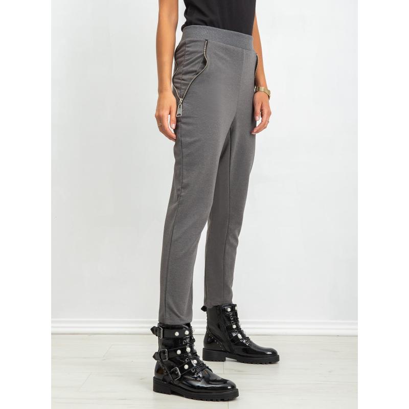 Női nadrág LIGHTS sötét szürke