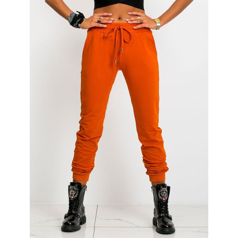 Dámské kalhoty FASTER tmavě oranžové 