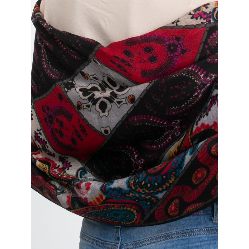 Dámsky šál s potlačou JAMARI čierna