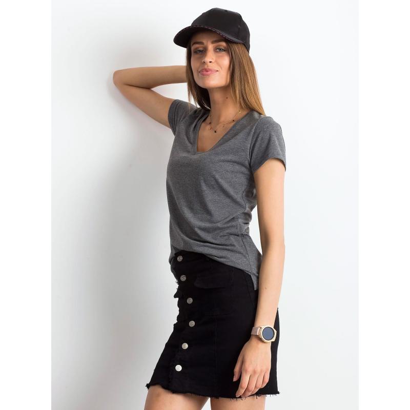 Dámske tričko SQUARE tmavo šedé