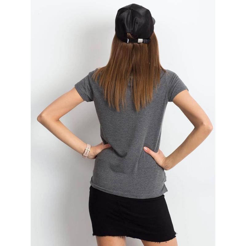 Dámske tričko SQUARE tmavo šedé