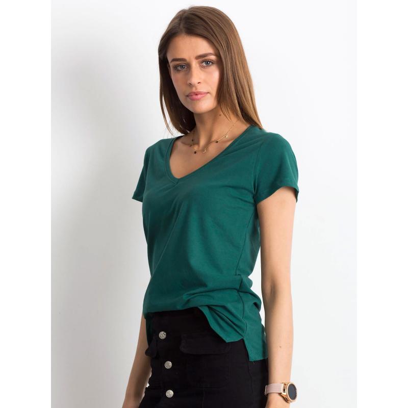 Dámské tričko SQUARE tmavě zelené