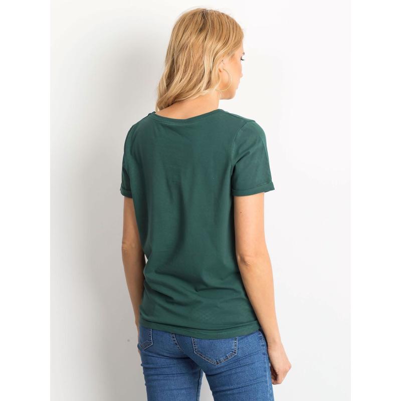 Dámské tričko TRANSFORMATIVE tmavě zelené