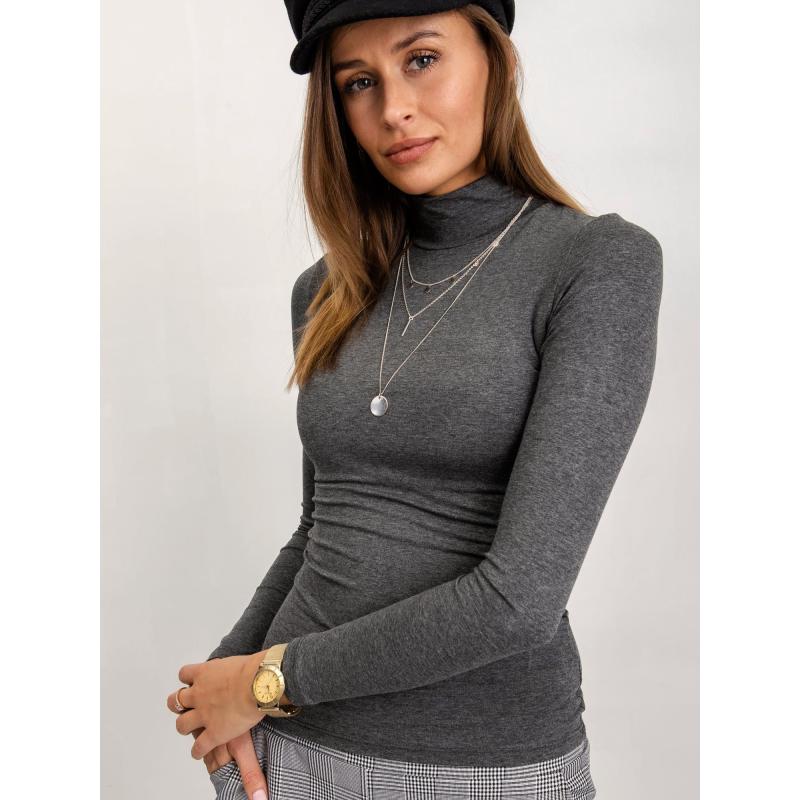 Dámská halenka Cassie RUE PARIS tmavě šedá 