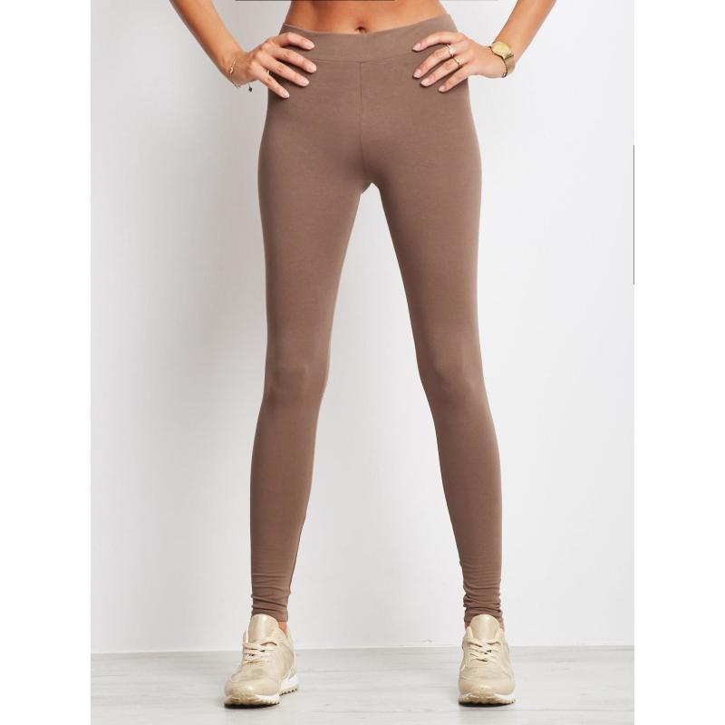 Női leggings BASIC barna